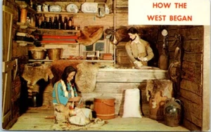 FUR TRADING POST Nebraska State Historical Society LINCOLN, NE cartolina - Foto 1 di 2