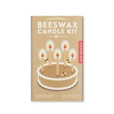 Kikkerland DIY Beeswax Candle Making Kit Natural Colour Make Your Own Candles - Image 1 of 2