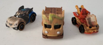 Hot Wheels Marvel Character Cars Guardians Galaxy - Rocket Raccoon, Groot, Baby - Image 1 of 4