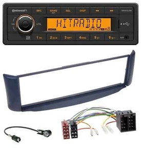 Continental 1DIN USB AUX MP3 Autoradio für Smart ForTwo 450 blau ohne Metallscha - Bild 1 von 6