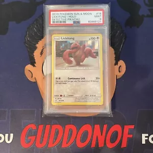 PSA 9 MINT 2019 Pokemon Detective Pikachu LICKITUNG #16 Holo Rare - Picture 1 of 3