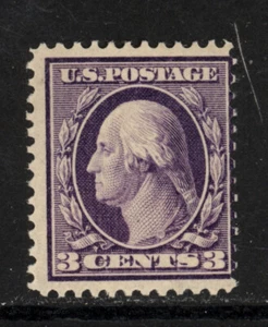 SCOTT 333 1908 3 CENT WASHINGTON REGULAR ISSUE TYPE I MH OG VG! - Picture 1 of 2