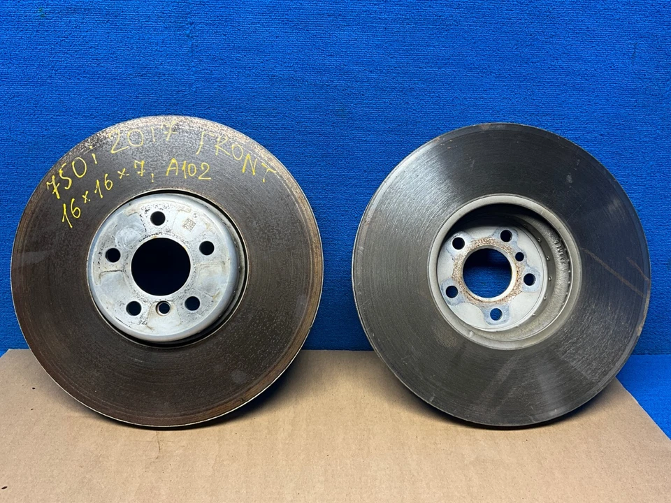 BMW G12 750I 2017-2021 374x36 mm disco de freno delantero rotores un par OEM Foto 1 de 4