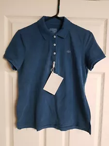 Lacoste Eco Polo By Tom Dixon Size 42 - UK Size 14 - Blue - Picture 1 of 9