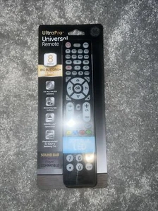 GE 37123 UltraPro Universal Remote Control Up To 8 Devices TV DVR Apps Functions - Picture 1 of 2