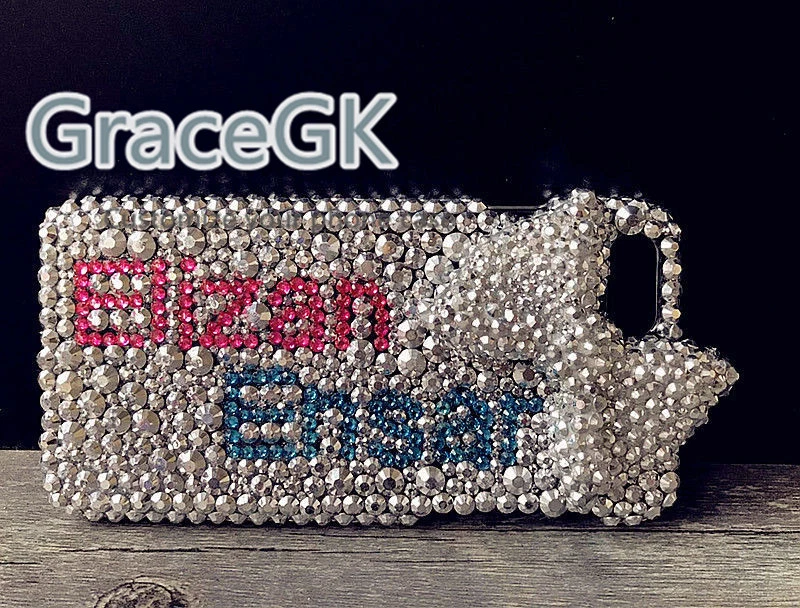 Personaliza Hecha a Mano Tu Nombre Bling Funda Teléfono Para Varios Teléfono Regalo Foto 1 de 4