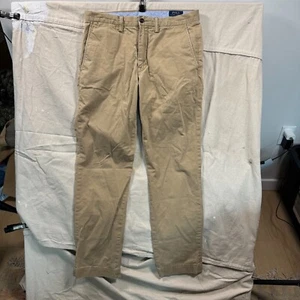 Pantalones Polo Ralph Lauren Para Hombres 32x32 Chino Militar RL67 Ropa de Trabajo Caqui Preppy - Imagen 1 de 7