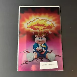 ADAM BOMB METAL ORGINS COMIC BOOK COVER *LIMITED* Garbage Pail Kids - Picture 1 of 2