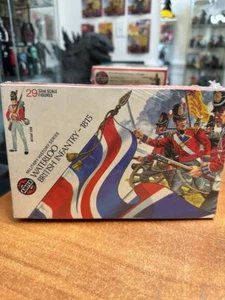 1973 Airfix 1815 Waterloo British Infantry 29 Figure 1:32 Scale Boxed Sealed #2 - Picture 1 of 2