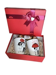 Scatola Regalo con tazze cioccolatini ferrero San Valentino love idea regalo - Foto 1 di 2