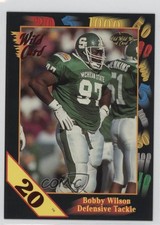 1991 Wild Card Draft 20 Stripe Bobby Wilson #102 Rookie RC