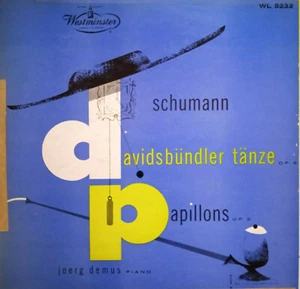WESTMINSTER WL 5232 *RED* SCHUMANN DAVIDSBUNDLERTANZE PAPILLONS *DEMUS* VG+/EX+ - Picture 1 of 3