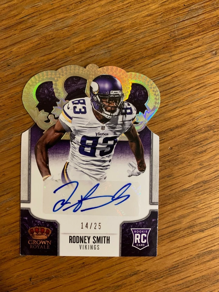 2013 CROWN ROYALE RODNEY SMITH ROOKIE AUTOGRAPH 14/25 ~ #183 - Image 1 of 1