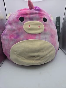 Squishmallow Aurora Unicorn Tie Dye Purple Pink  20"  Pillow Plush - Picture 1 of 9