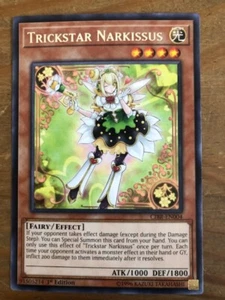 YuGiOh! Trickstar Narkissus CIBR-EN004 RARO 1ª Edición - Imagen 1 de 1