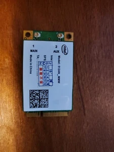 Intel WIFI 512AN_MMW 300Mbps Mini PCI-E 2.4/5GHz WLAN/Wireless (Lenovo, HP) - Zdjęcie 1 z 2