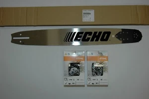 SUGI HARA Schiene Schwert 20" 50cm 1,5 3/8" für ECHO SHINDAIWA + 2x RS Sägekette - Bild 1 von 1