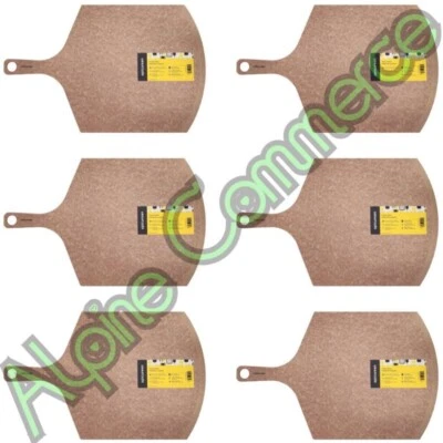 *6-Pieces* Epicurean Pizza Peel Cutting Board 21.5" x 14" Natural 007-231401 - Image 1 of 4