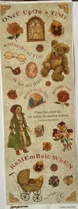REMEMBER WHEN Sticker(30pc) •Antique•Baby items•Teddybear •Vintage•Ephemera•Pipe - Picture 1 of 11