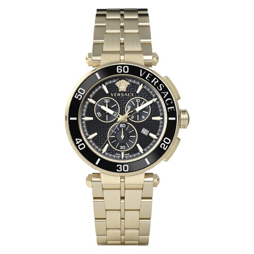Versace Orologio Uomo Orologio Cronografo GRECA VE3L00522 Acciaio Inox