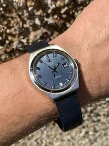 Orologio uomo automatico Tissot Seastar vintage anni 60/70 con scatola e carta 37mm svizzero - Foto 1 di 21