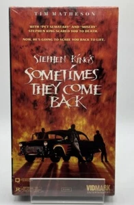 Stephen King’s Sometimes They Come Back (VHS, 1994) Vidmark Entertainment Sealed - Picture 1 of 6