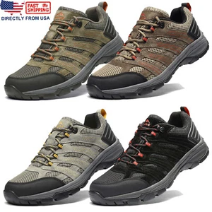 Men's Hiking Shoes Non-slip Outdoors Lightweight Breathable Trekking Size 6.5-13 - Picture 1 of 19