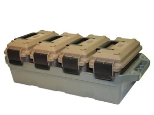 MTM AC4C 4-Can Ammo Crate Dark Earth/Forest Green - Picture 1 of 3