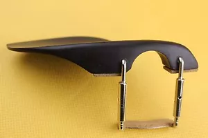 5 piezas Reposacabezas de violín de ébano 1/2 + Tornillo de plata, piezas de violín - Imagen 1 de 3