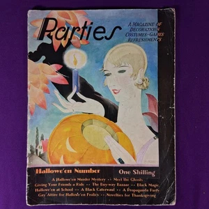 Fantastic 1920s 'Parties' Magazine, Halloween Number. Party ideas, articles etc. - Picture 1 of 15