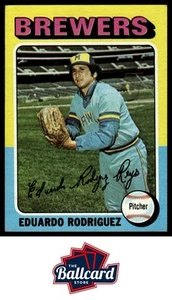 1975 Topps #582 Eduardo Rodriguez Mini - Foto 1 di 2