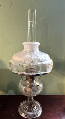 Juego de 2 lámparas de aceite Aladdin modelo B vintage ultra raras Foto 1 de 4