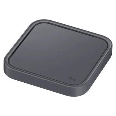 Cargador inalámbrico súper rápido Samsung 15W con adaptador de viaje - gris Foto 1 de 4