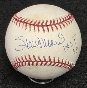 STAN MUSIAL Signed HALL OF FAME 1969 Official Baseball-ST. LOUIS CARDINALS-PSA - Picture 1 of 8