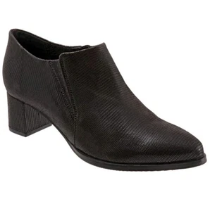 Botas al tobillo y botines Trotters Keegan para mujer negras de cuero estrecho talla 11M - Imagen 1 de 13