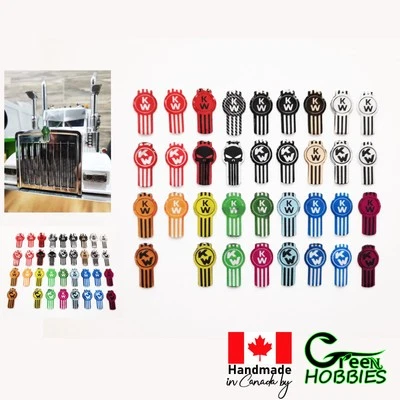 RC 1/14 KENWORTH EMBLEM Handcrafted Scale Realistic Badge Tamiya Hauler TRX6 - Image 1 of 4