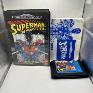 Superman The Man of Steel • Sega Mega Drive Game + Manual (1993) Complete • PAL - Bild 1 von 6