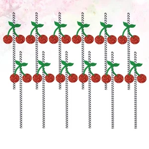 12pcs / Pack Decorative Party Fruit Cherry Insert - Picture 1 of 11