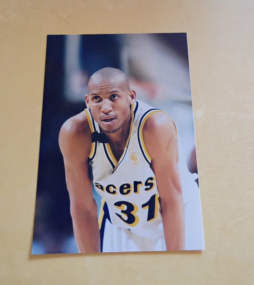 Reggie Miller Indiana Pacers Type 1 Photo 4x6 Hw3559 - Image 1 of 1