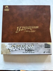 Indiana Jones Trilogy Box Set Laserdisc Japan PILF-1560 & Making of Raiders Obi - Picture 1 of 6