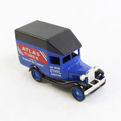Diecast Lledo Chevron Standard Oil 1931 Atlas Tire Delivery Truck Blue - Image 1 of 4