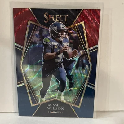 Russell Wilson 2021 Select Premier Level Tri-Color Prizm /199 Broncos 130 - Image 1 of 2