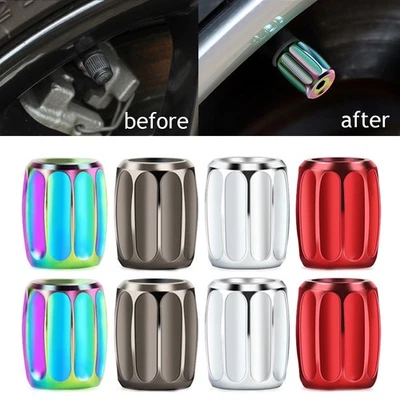 Car Cap Bike 4PCS Valve Tire Valve Stem Cap Anti-theft Locking Valve θ - Image 1 of 4