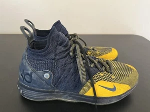 Nike KD 11 Chinese Zodiac Basketball Shoes Navy/Yellow Kids Size 6Y - Picture 1 of 8