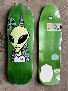 Alien Workshop Visitor 1990 Reissue Skateboard Deck 9.675 X 31 Glow in the Dark