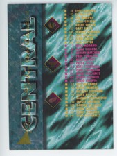 1994-95 PINNACLE HOCKEY RINK COLLECTION INSERT #269 CENTRAL DIVISION CHECKLIST