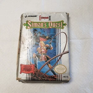 Vintage 1988 Konami Castlevania II Simons Quest Cartridge Box No Manual Untested - Picture 1 of 4