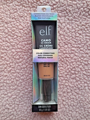 E.L.F. ELF Camo CC Cream Foundation TAN 425 FULL COVERAGE LONG LASTING OLIVE - Image 1 of 3