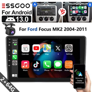 64G For Ford Transit MK2 MK5 MK7 9" Android 13 Carplay Car Stereo Radio GPS +CAM - Picture 1 of 12
