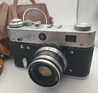 Camers FED 3 Vintage Camera Soviet Union Lens: Industar-61(2.8/53mm) Leica Copy 